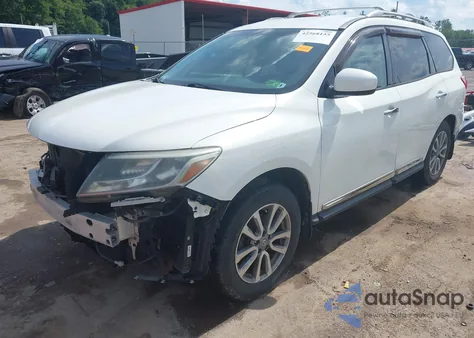 2013 Nissan Pathfinder Sl z USA, uszkodzony, nr VIN 5N1AR2MM9DC601734